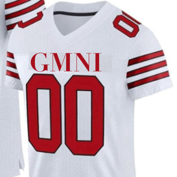 GMNI WHITE/RED T